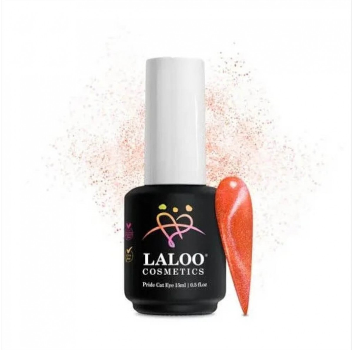 Semi-Permanent Nail Polish Pride Cat Eye Νο.5 Laloo 15ml