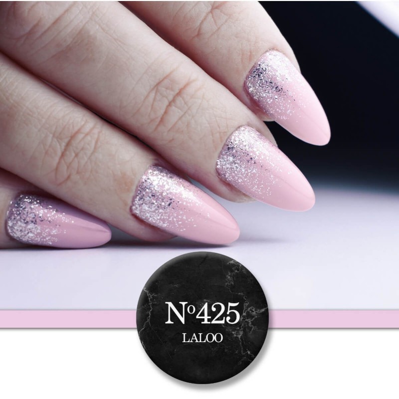 Ημιμόνιμο Βερνίκι 425 Ροζ Laloo 15ml