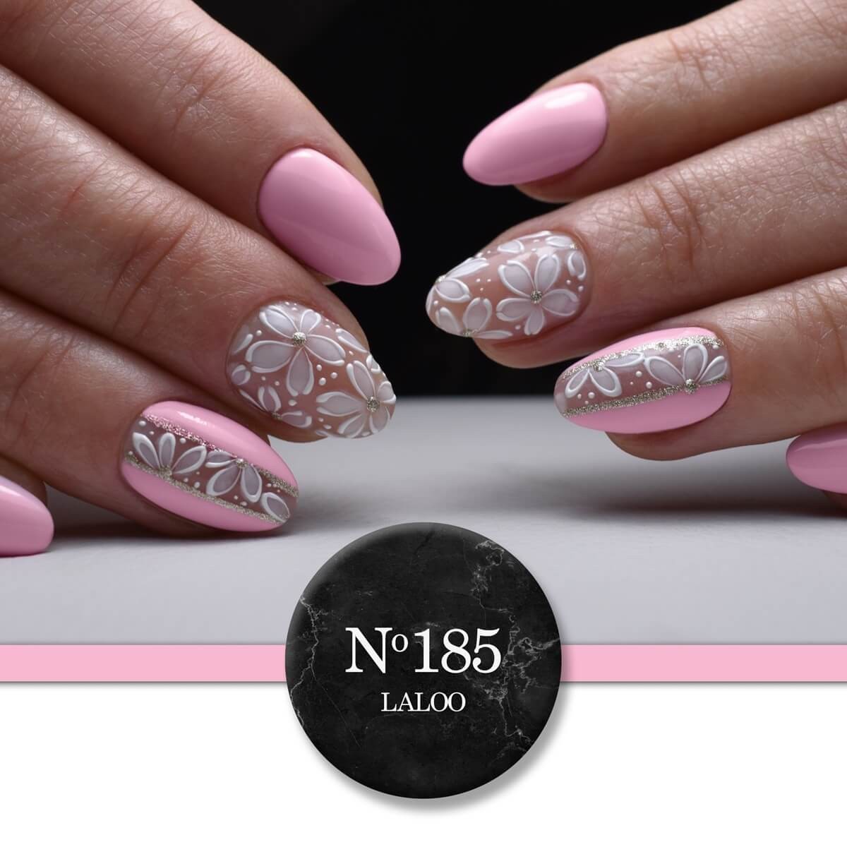 Semi-permanent Nail Polish 185 Baby pink Laloo 15ml Semi-permanent Nail Polish 185 Baby pink Laloo 15ml