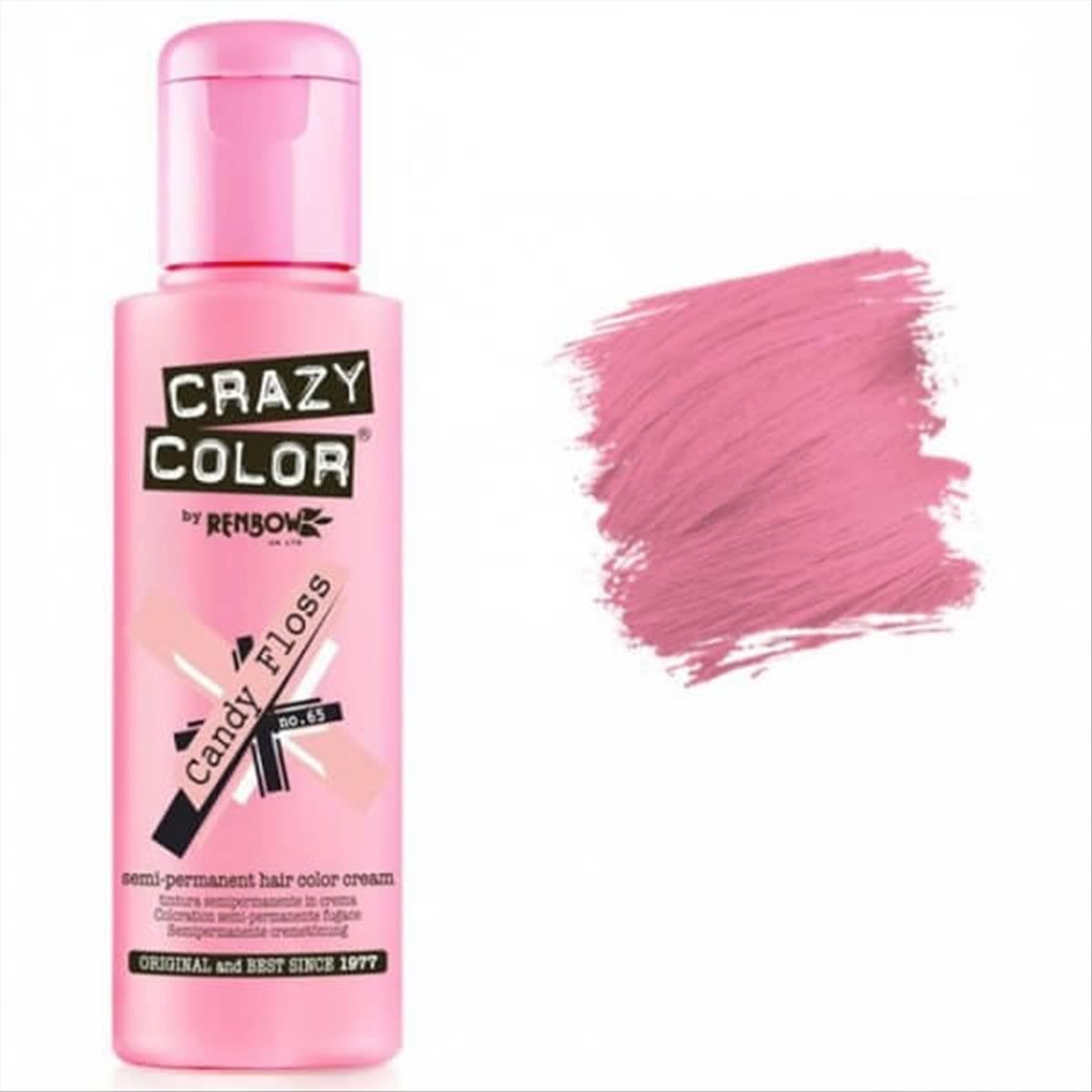 Semi-permanent Crazy Color 65 Candy Floss 100ml