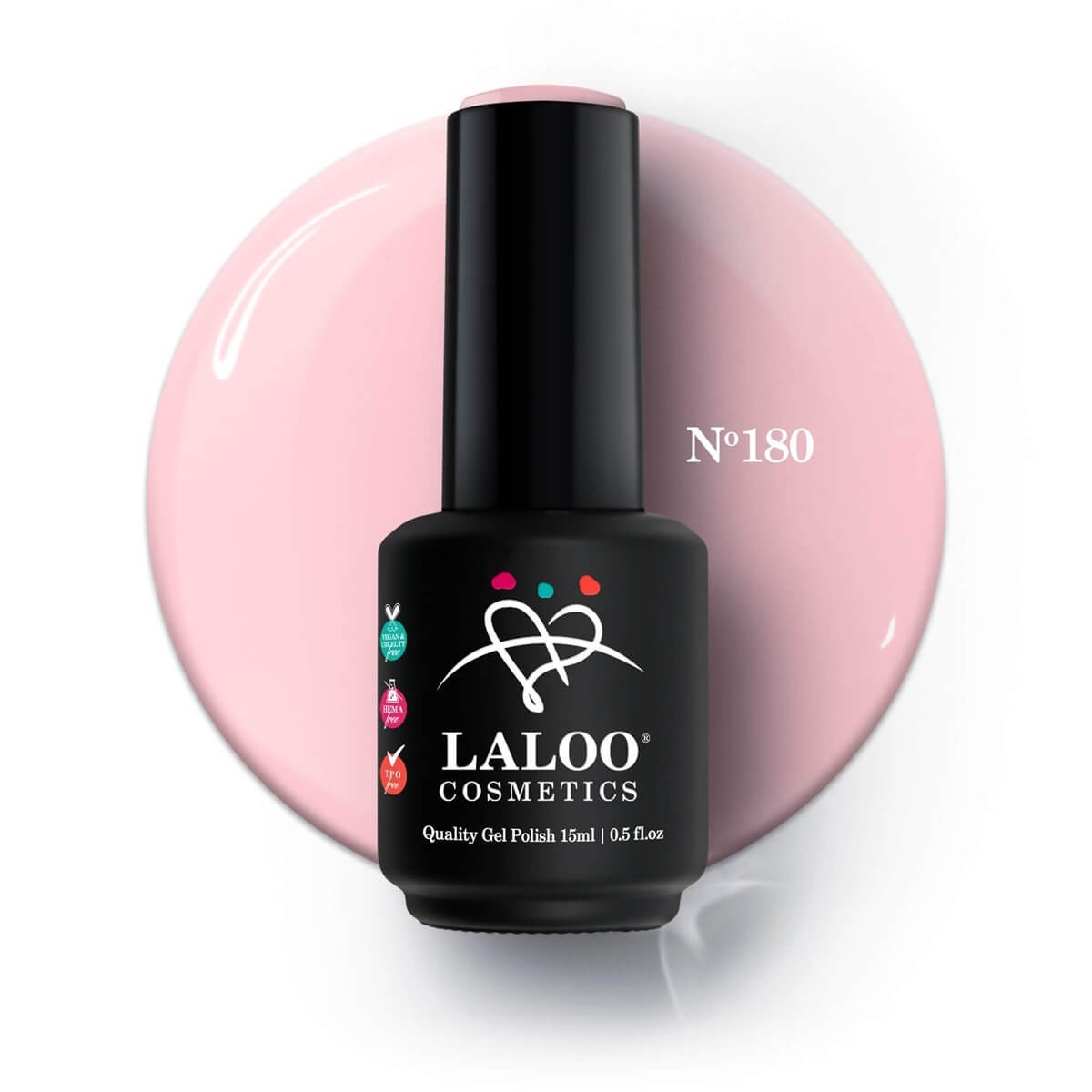 Semi-permanent Nail Polish 180 Pink Lime Laloo 15ml Semi-permanent Nail Polish 180 Pink Lime Laloo 15ml