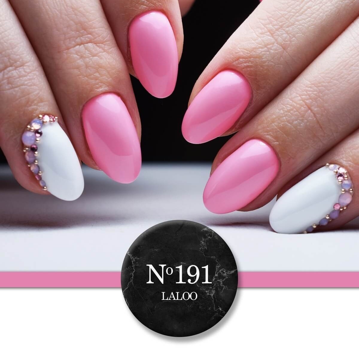 Semi-permanent Nail Polish 191 Pink (intense purple) Laloo 15ml
