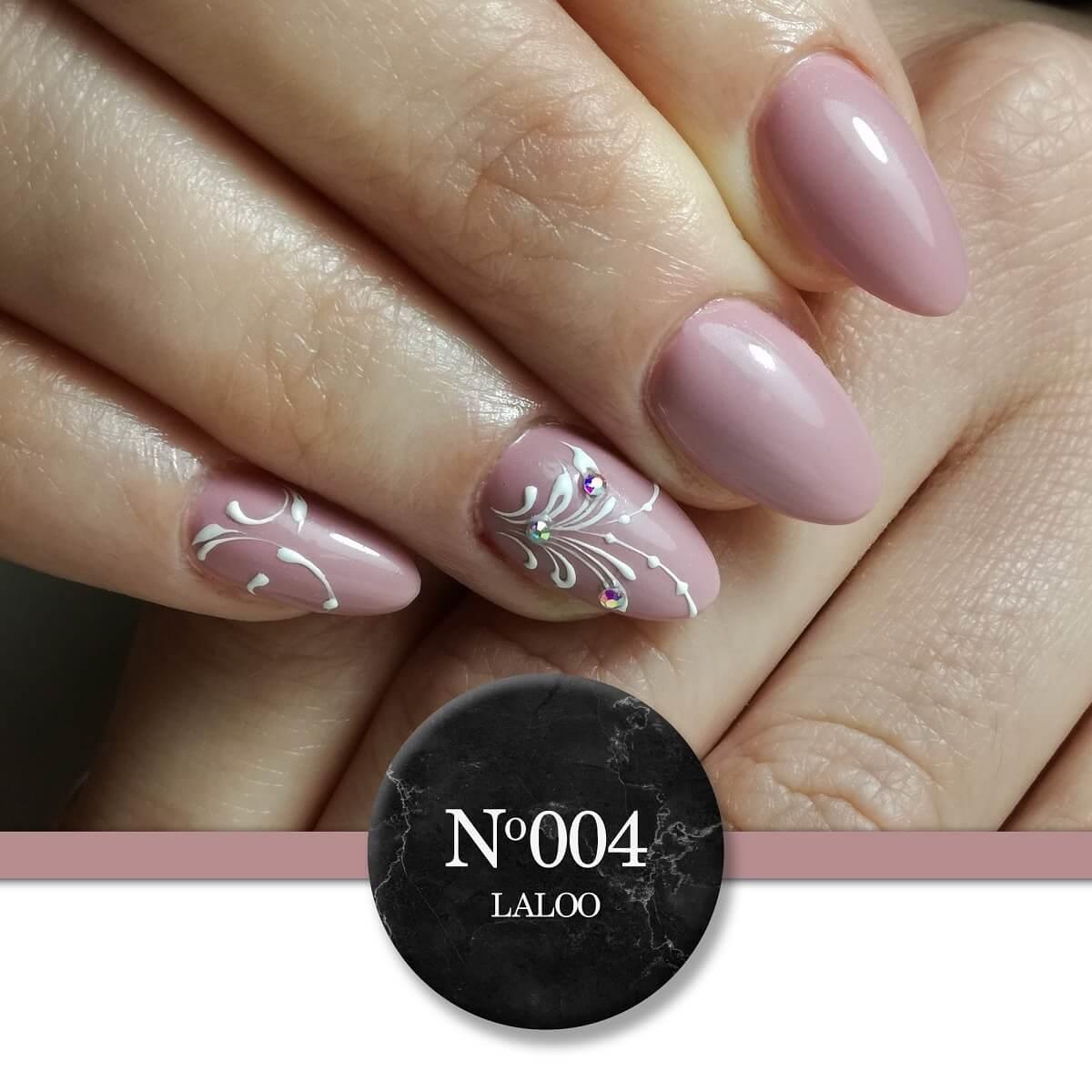 Semi-permanent Nail Polish 004 Nude rotten apple Laloo 15ml