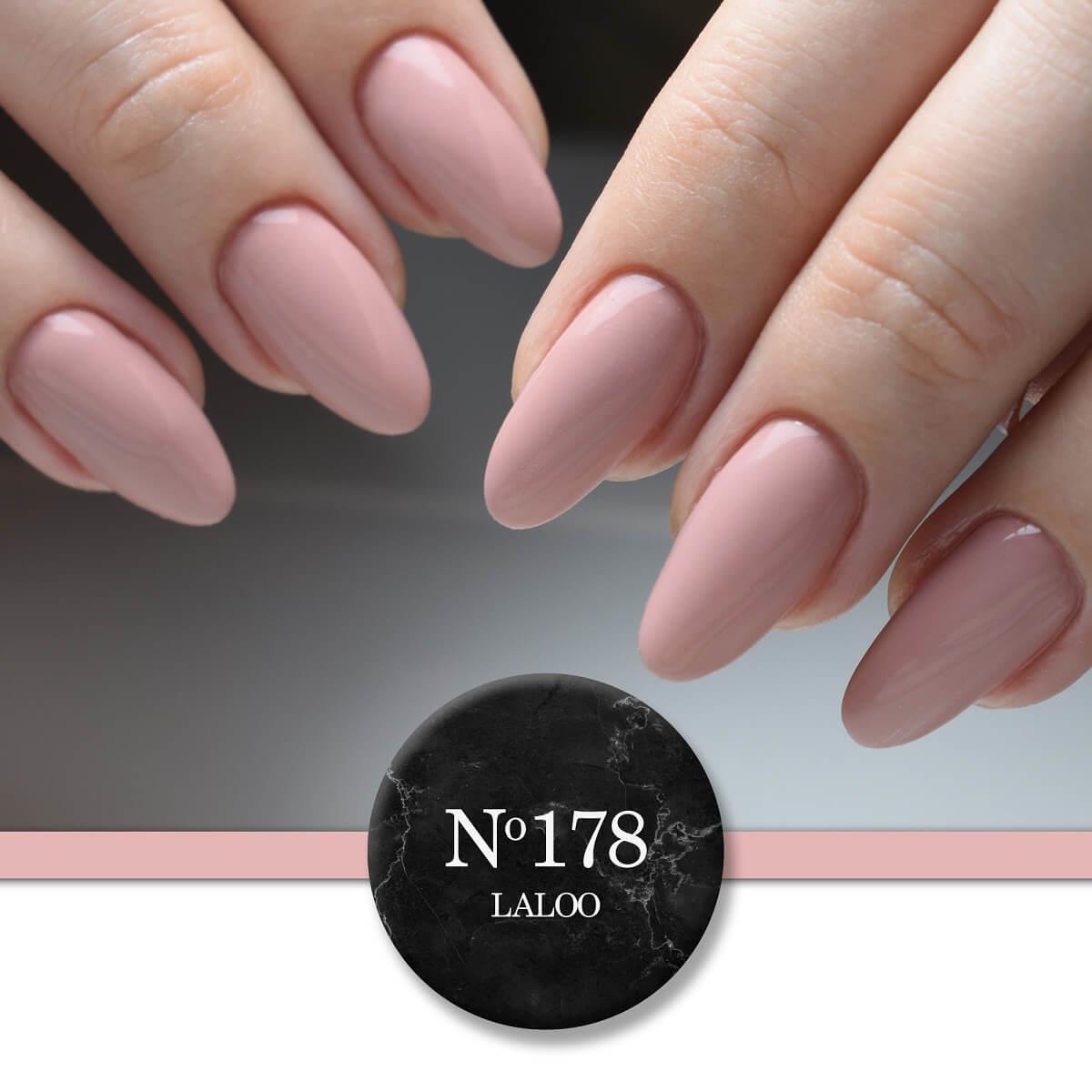 Semi-permanent Nail Polish 178 Nude Laloo 15ml