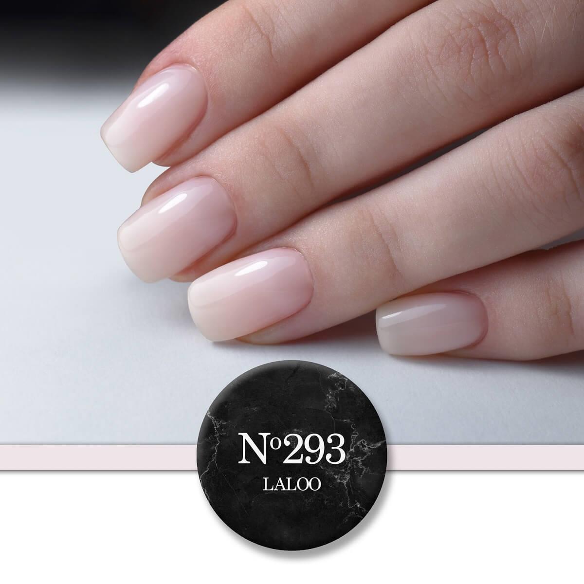 Semi-permanent Nail Polish 293 Sugar semi-transparent (French base) Laloo 15ml