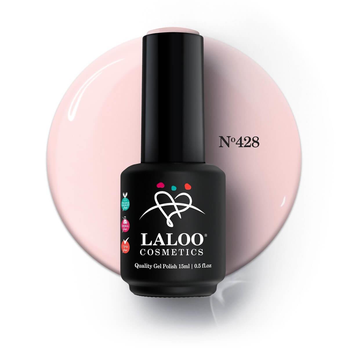 Semi-permanent Nail Polish 428 Very Light Salmon Laloo 15ml