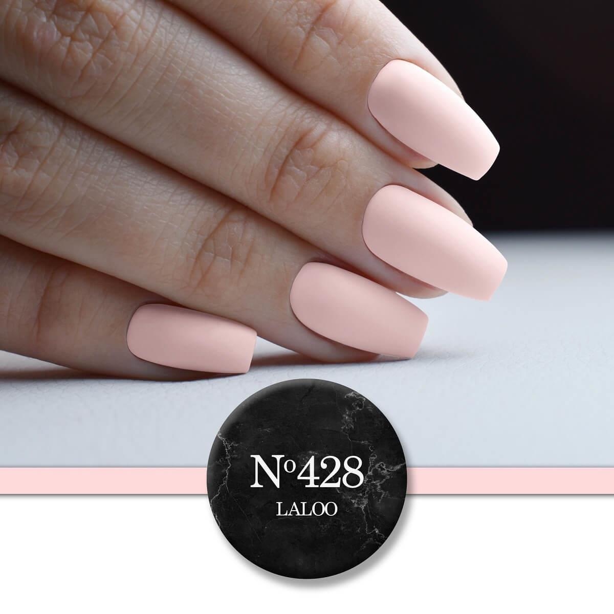 Semi-permanent Nail Polish 428 Very Light Salmon Laloo 15ml