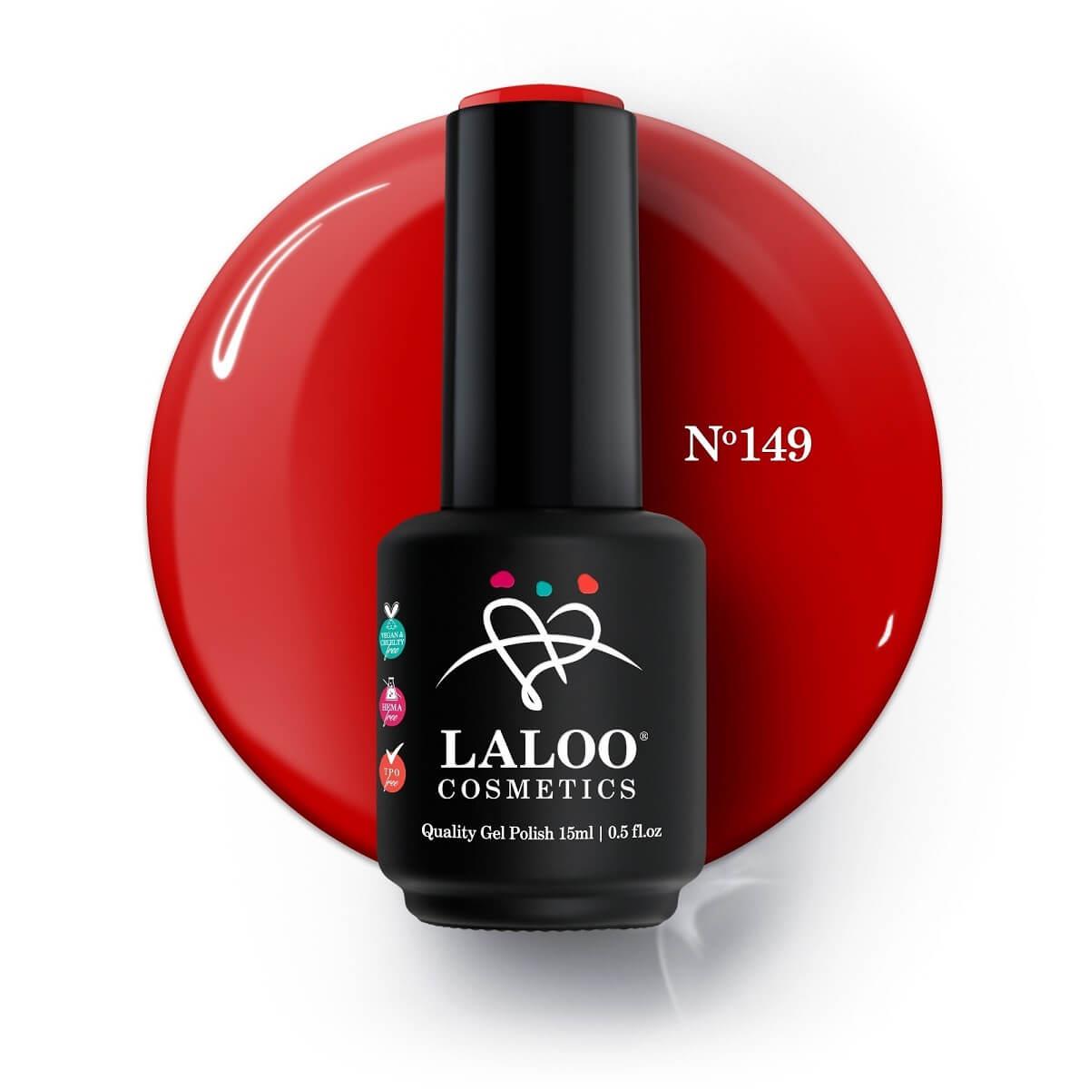 Ημιμόνιμο Βερνίκι 149 Κλασσικό κόκκινο (της Ferrari) Laloo 15ml