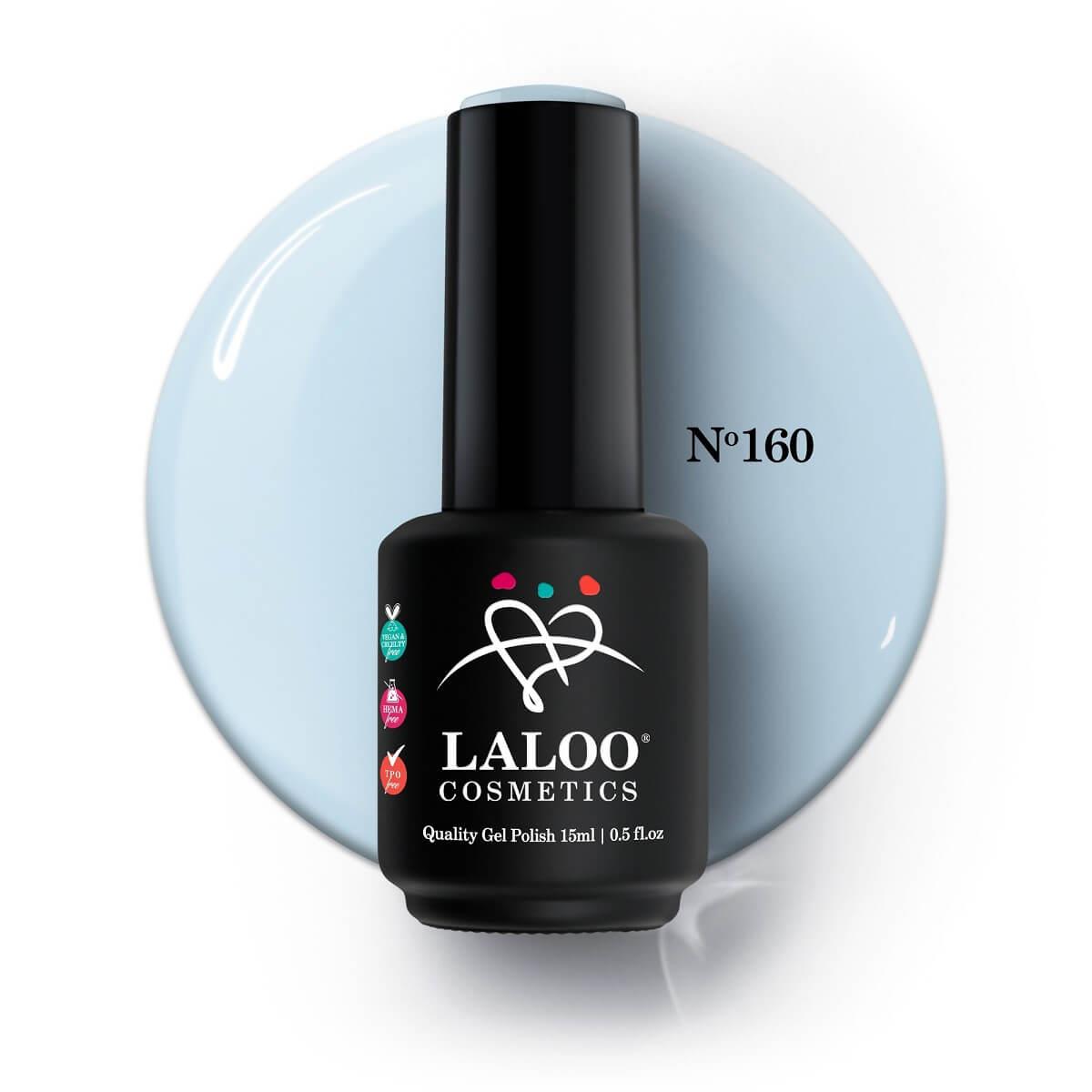 Ημιμόνιμο Βερνίκι 160 Baby blue γαλάζιο Laloo 15ml