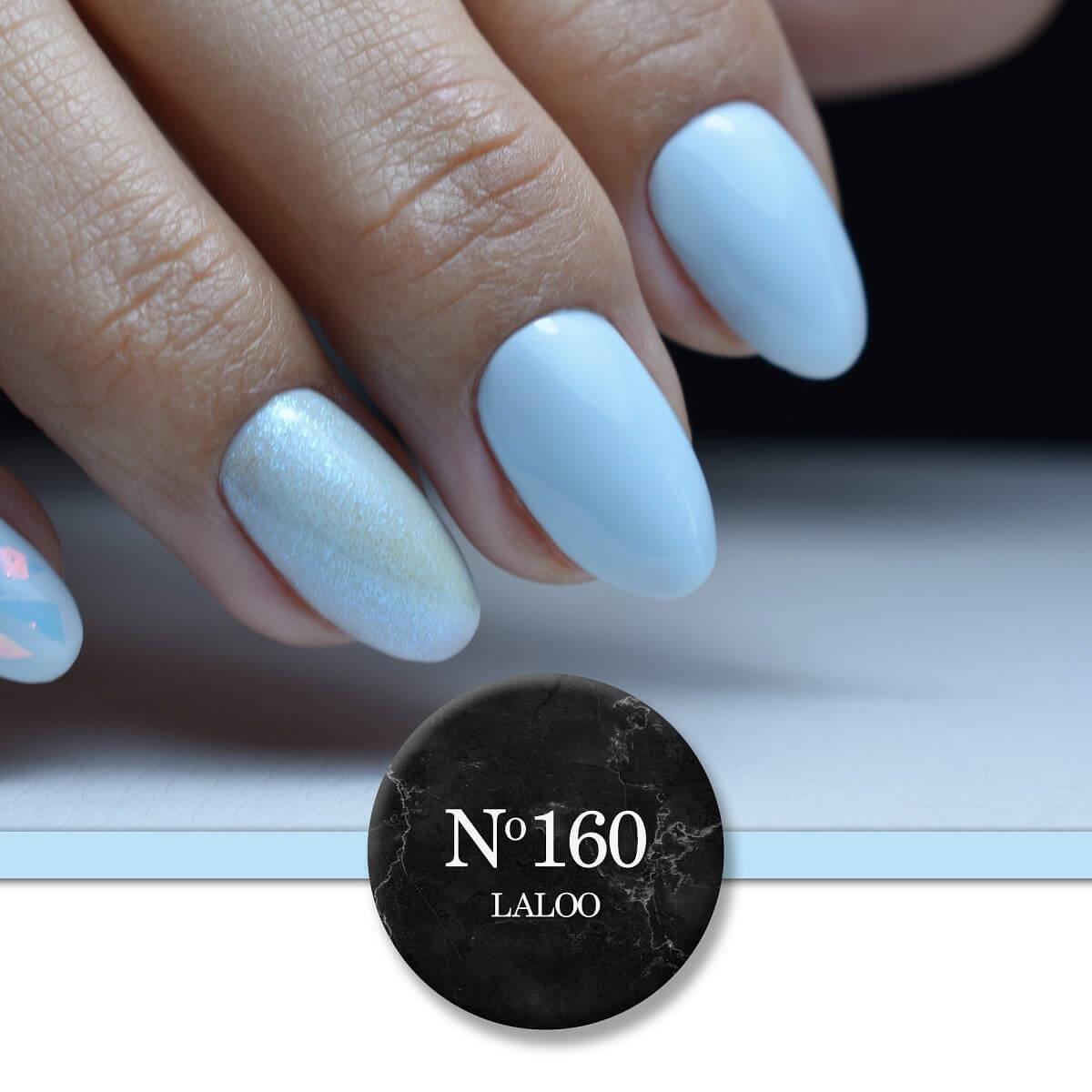 Ημιμόνιμο Βερνίκι 160 Baby blue γαλάζιο Laloo 15ml
