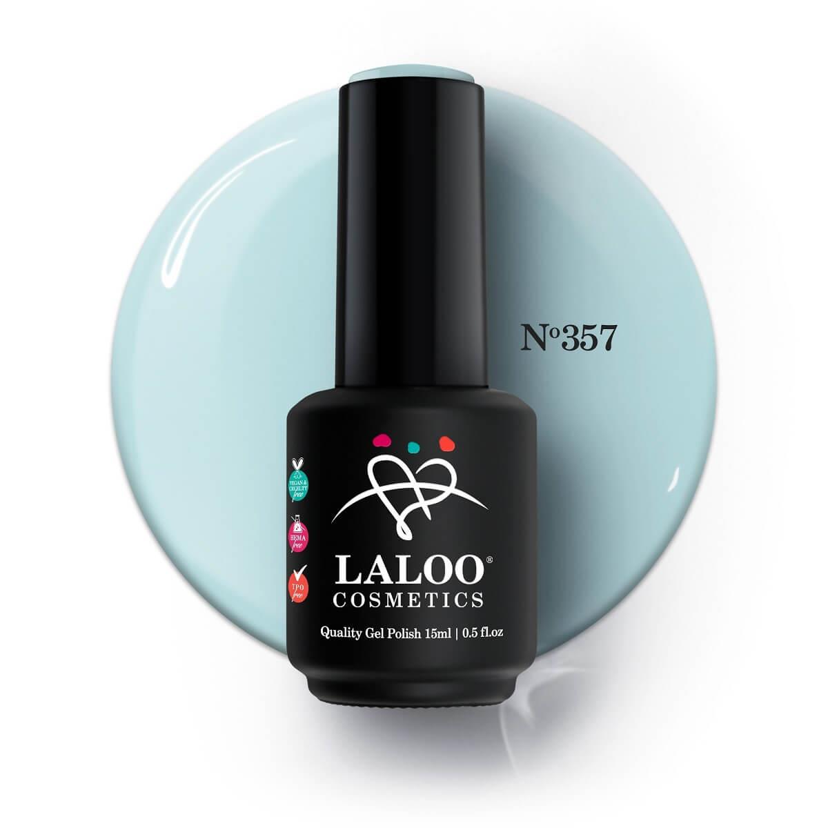 Ημιμόνιμο Βερνίκι 357 Aqua παστέλ Laloo 15ml
