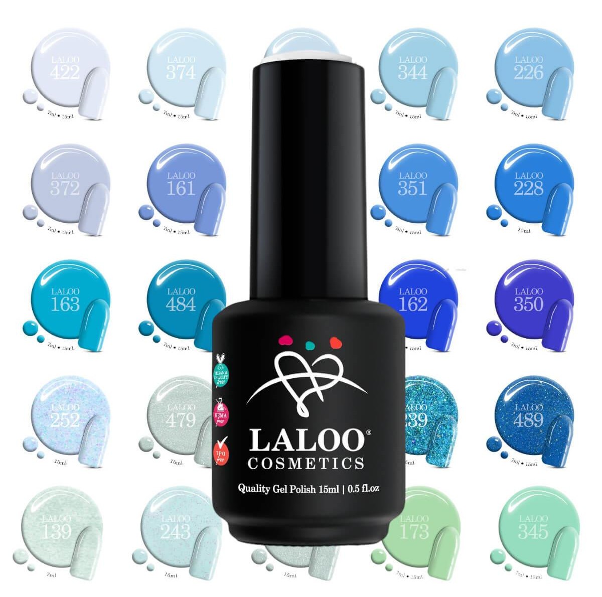 Ημιμόνιμο Βερνίκι Beyond Blue Laloo 15ml