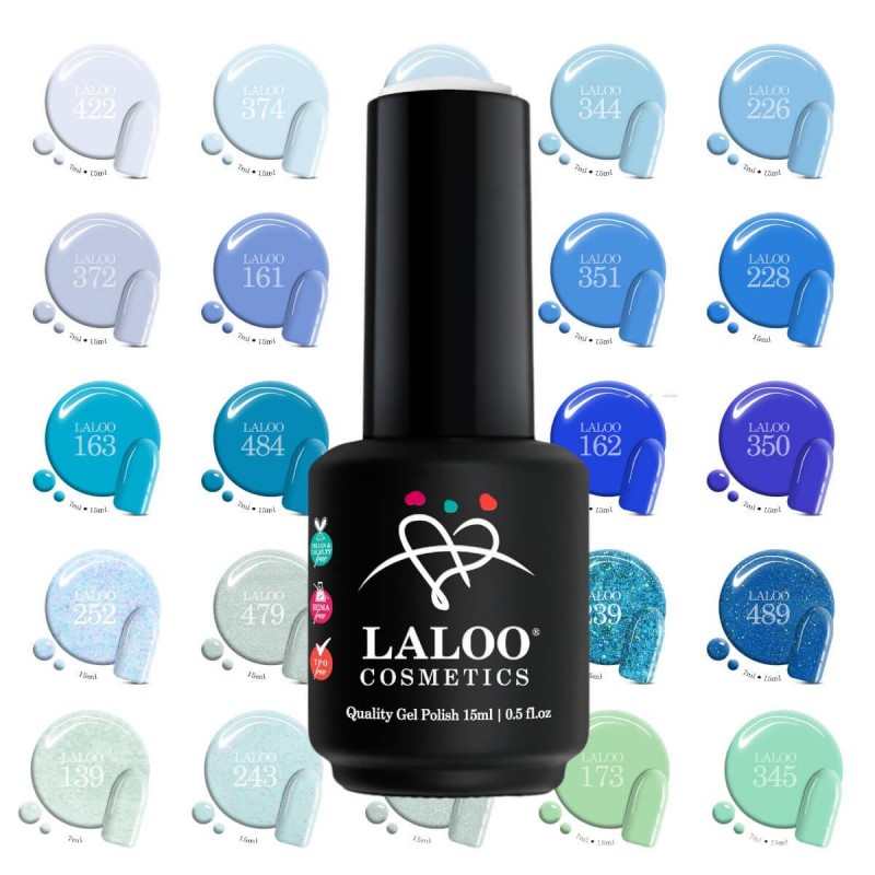 Ημιμόνιμο βερνίκι Beyond Blue 15ml Laloo