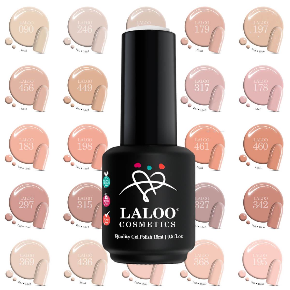 Ημιμόνιμο Βερνίκι Bare Tones Laloo 15ml Ημιμόνιμο Βερνίκι Bare Tones Laloo 15ml