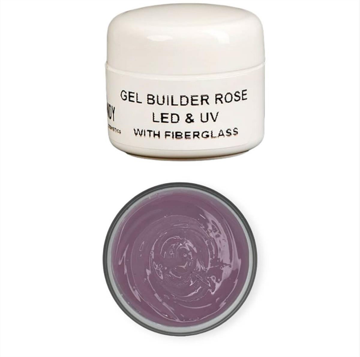 Builder Rose LED & UV Gel  With Fiberglass Trendy 30ml