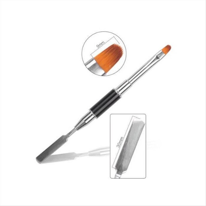 Acrygel Brush with Spatula FNB-26