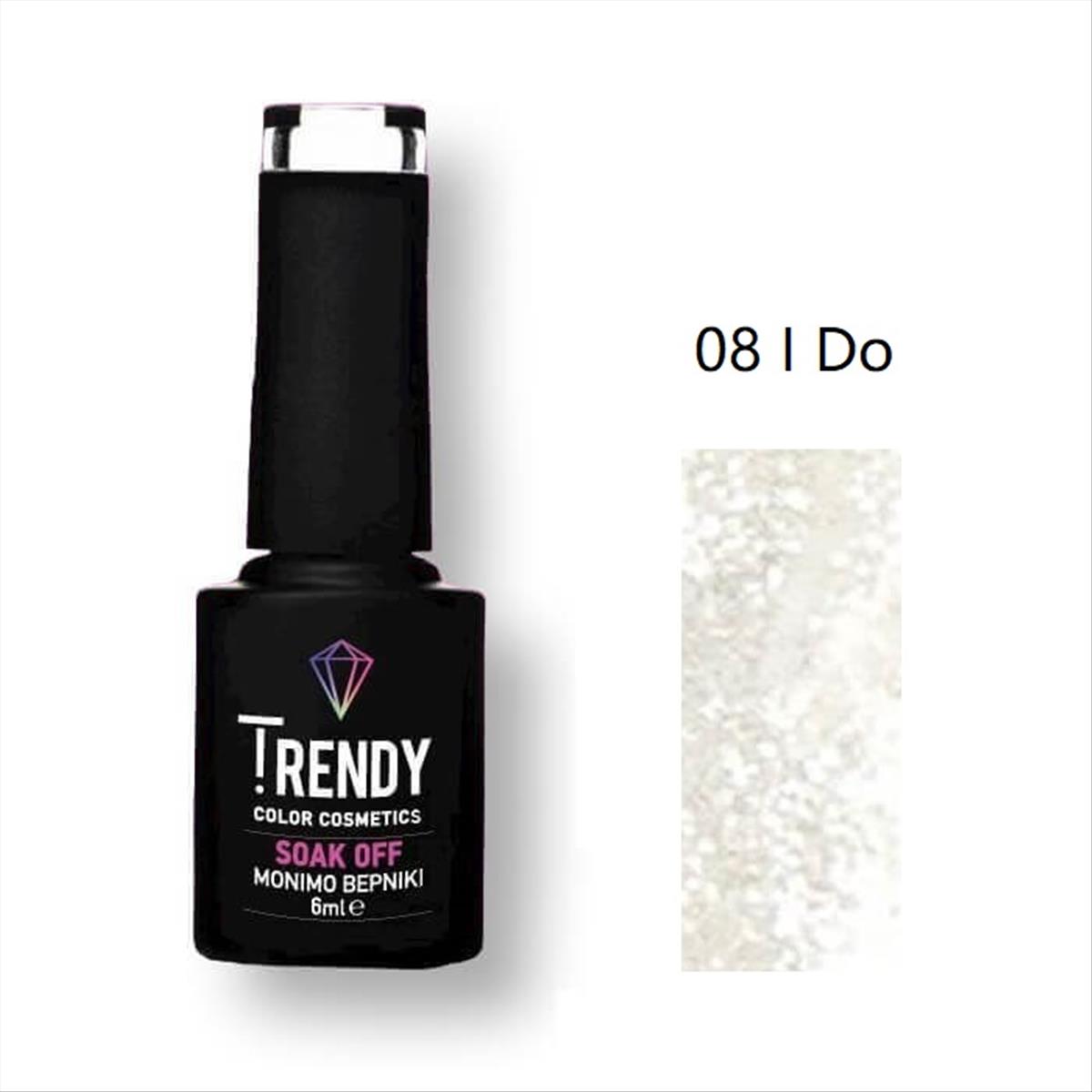 Ημιμόνιμο Βερνίκι Trendy Soak Off No08 I Do 6ml