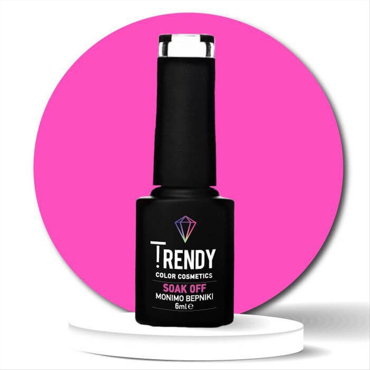 Ημιμόνιμο Βερνίκι Trendy Soak Off No12 Color Pop 6ml