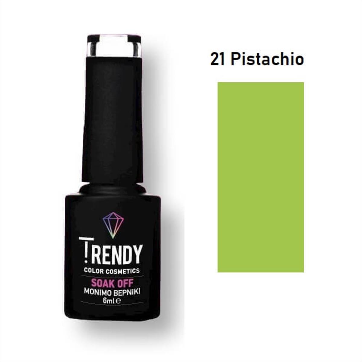 Trendy Soak Off No21 Pistachio 6ml