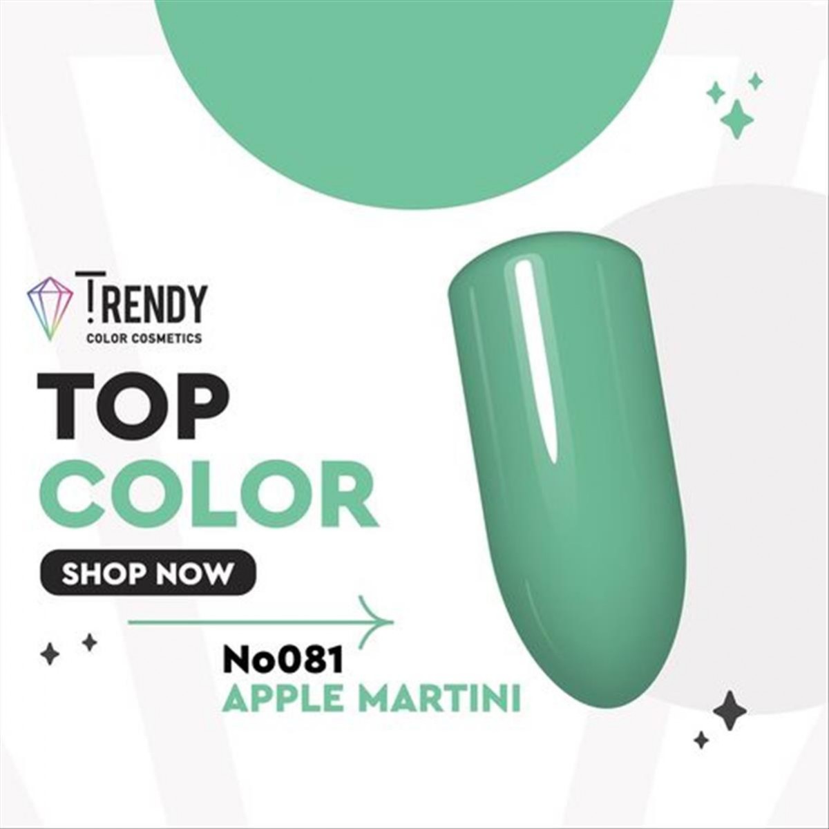 Ημιμόνιμο Βερνίκι Trendy Soak Off No81 Apple Martini 6ml