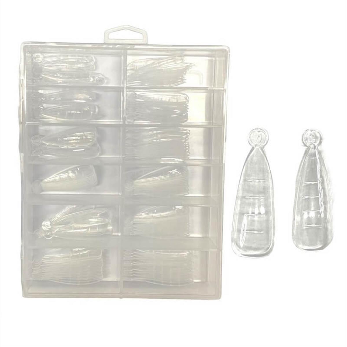 Νύχια Dual Form Stilletto Poly Gel Mold 120pcs