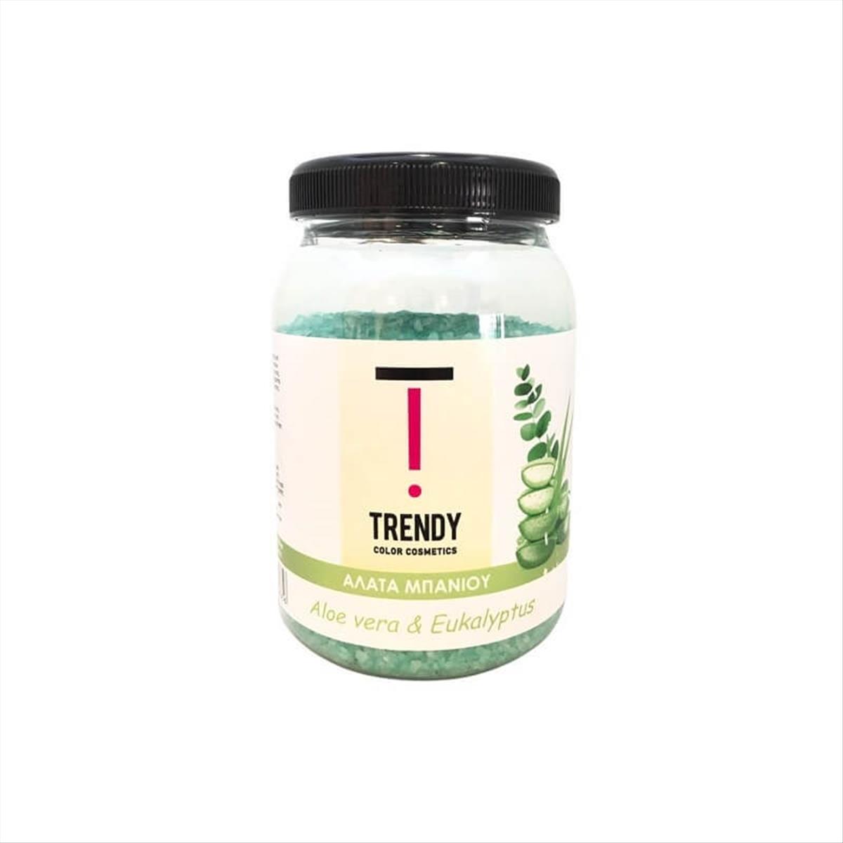 Άλατα Μπάνιου Aloe Vera & Eucalyptus Trendy 1kg