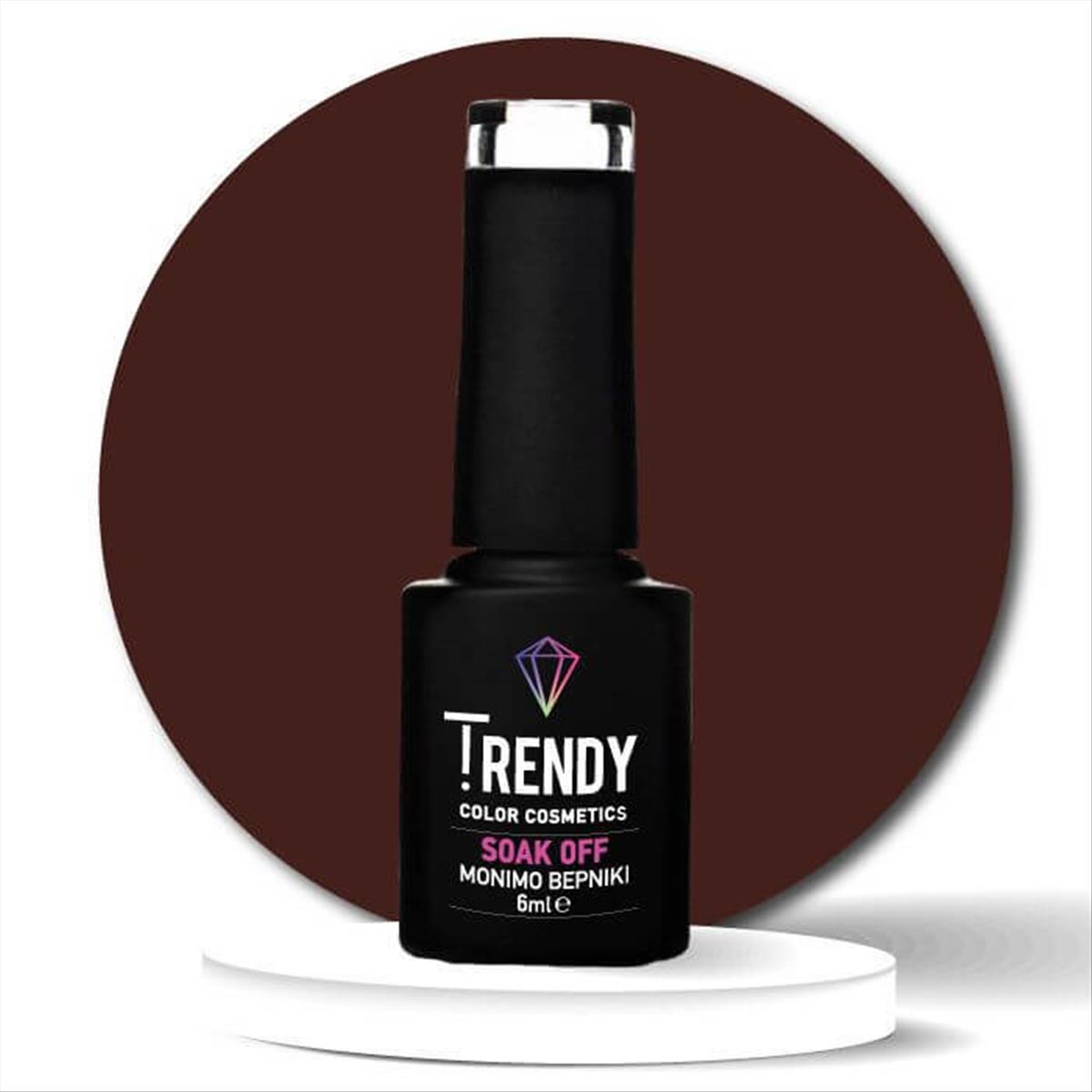 Ημιμόνιμο Βερνίκι Trendy Soak Off No130 But First Coffee 6ml