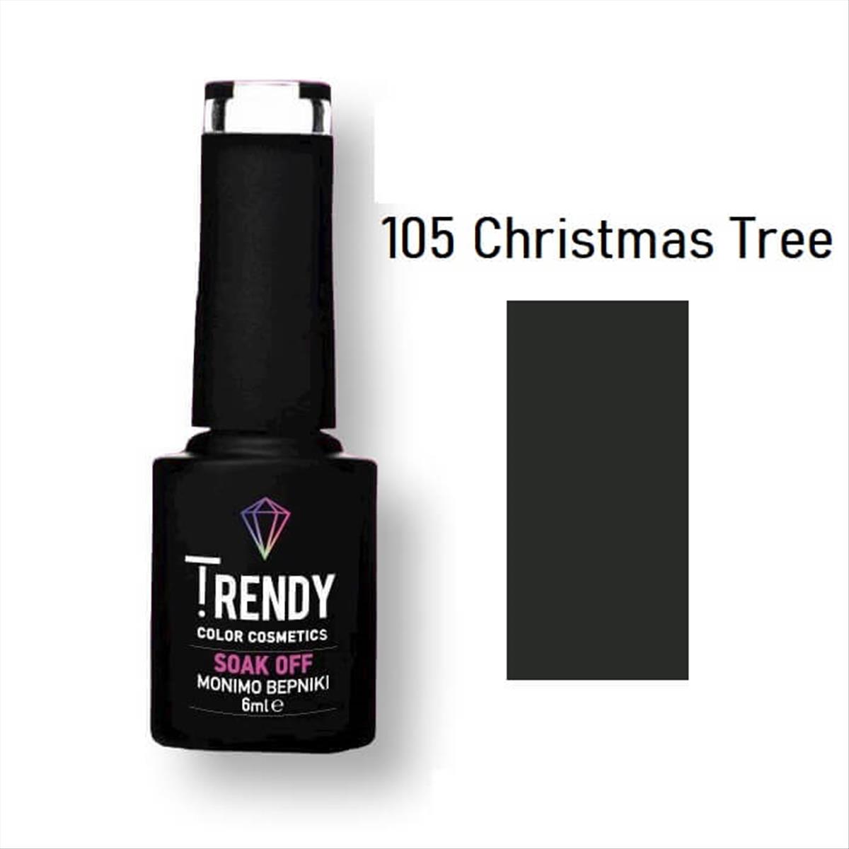 Trendy Soak Off No105 Christmas Tree 6ml