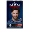 Schwarzkopf Men Perfect Ανδρική Βαφή Μαλλιών Μαύρο Καστανό - 80