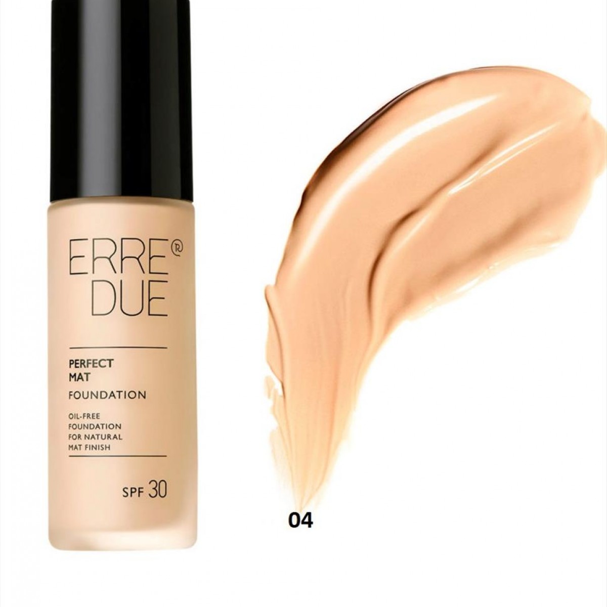 Erre Due Perfect Mat Foundation No 04 Toffee Nut 30ml