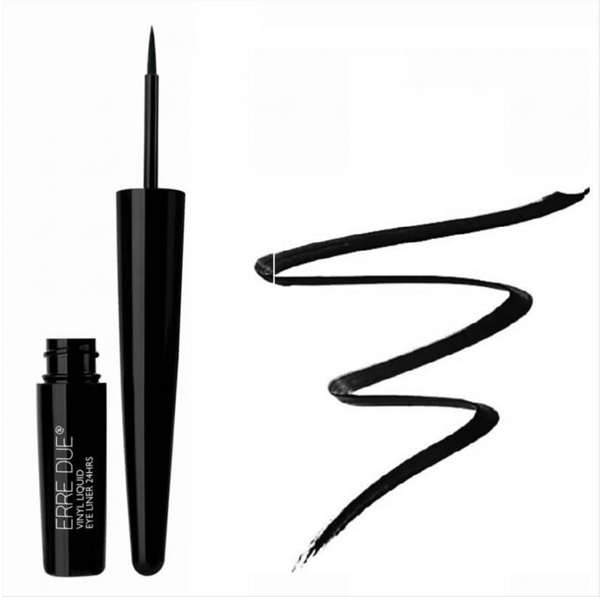 Erre Due Vinyl Liquid Eye Liner 24hrs Black Leather 01