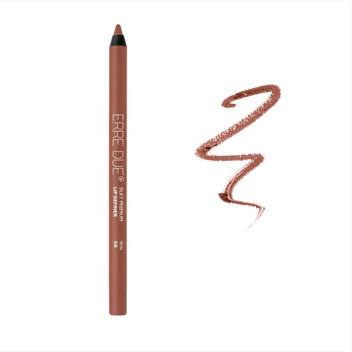 Erre Due Lip Pencil Silky Premium Definer 518 Skin 1.2g