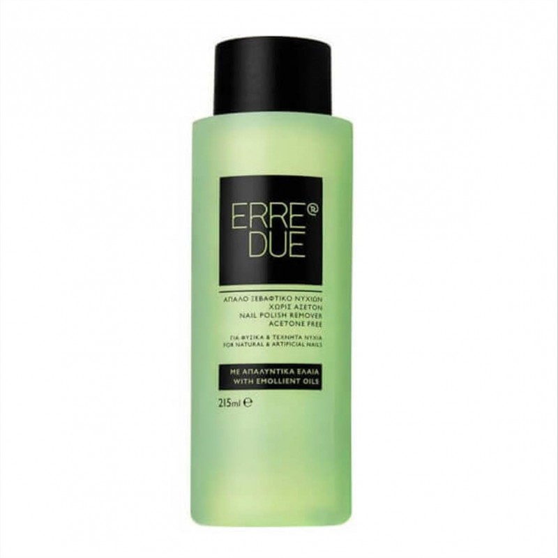 Nail polish remover acetone free 215ml Erre Due