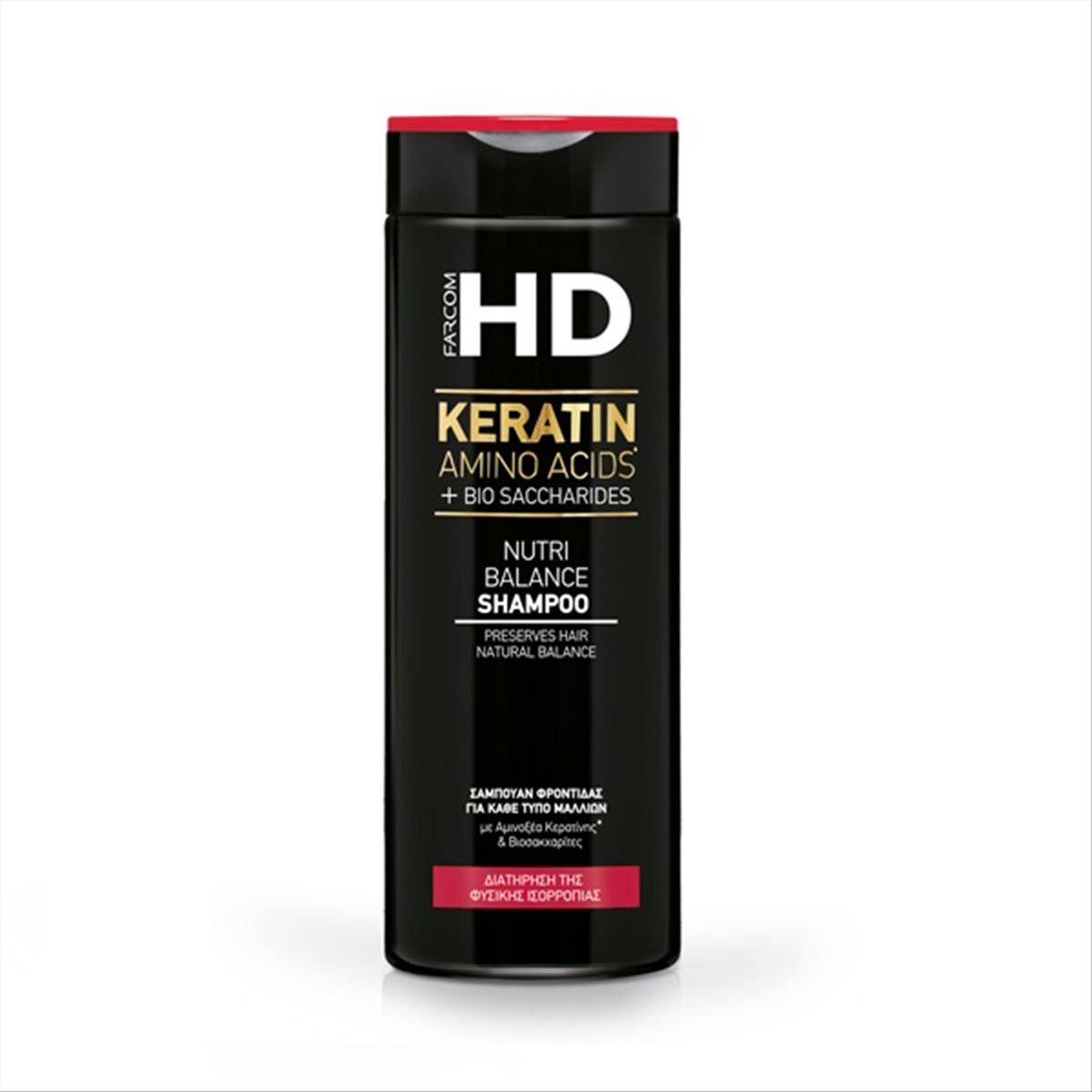 Farcom HD Keratin Shampoo Για Κάθε Τύπο 400 ml