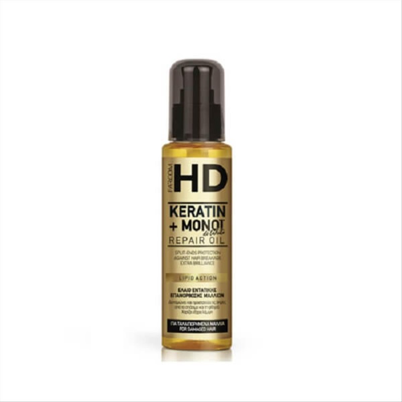 Λάδι Μαλλιών Farcom HD Keratin 100ml