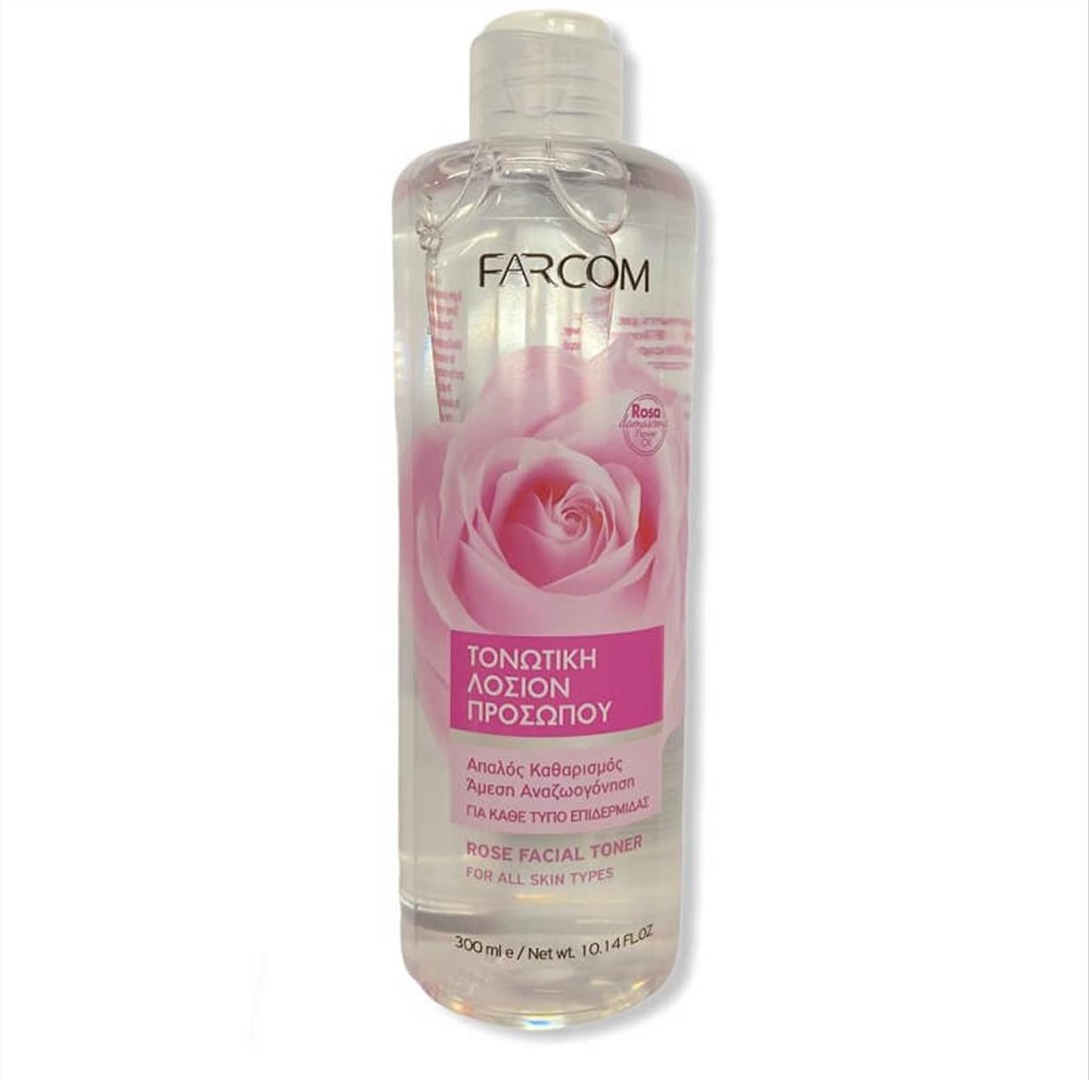 Rose facial toner Farcom 300ml