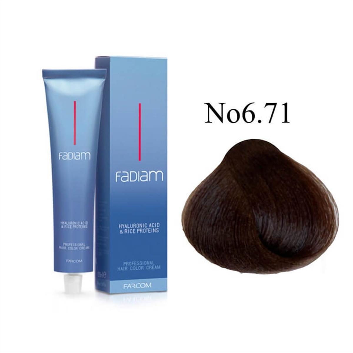 Hair Color Farcom Fadiam 6.71 Brown 100ml