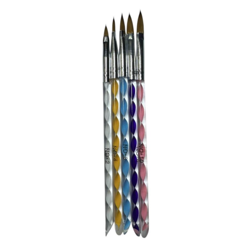 Acrylic Brush Set 5pcs