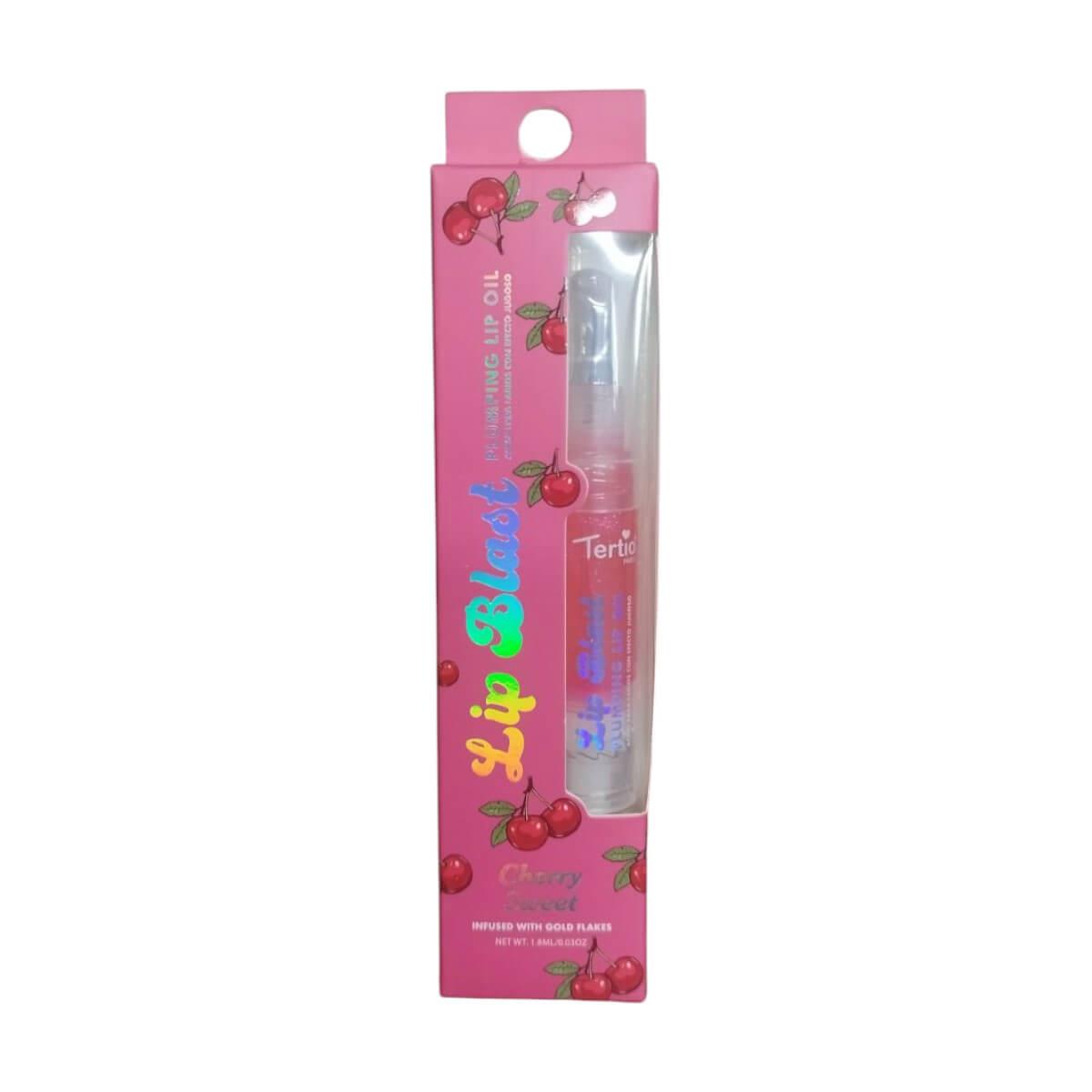 Lip Blast Plumping Oil Cherry Sweet - Tertio Lip Blast Plumping Oil Cherry Sweet - Tertio