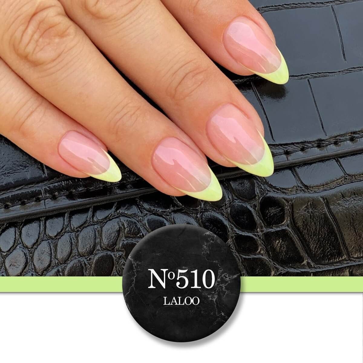 Ημιμόνιμο Βερνίκι 510 Lime Neon Laloo 15ml