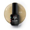 Ημιμόνιμο Βερνίκι 081 Gold με ψιλό glitter Laloo 15ml