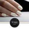 Semi-permanent Nail Polish 443 White (broken) slightly salmon Laloo 15ml