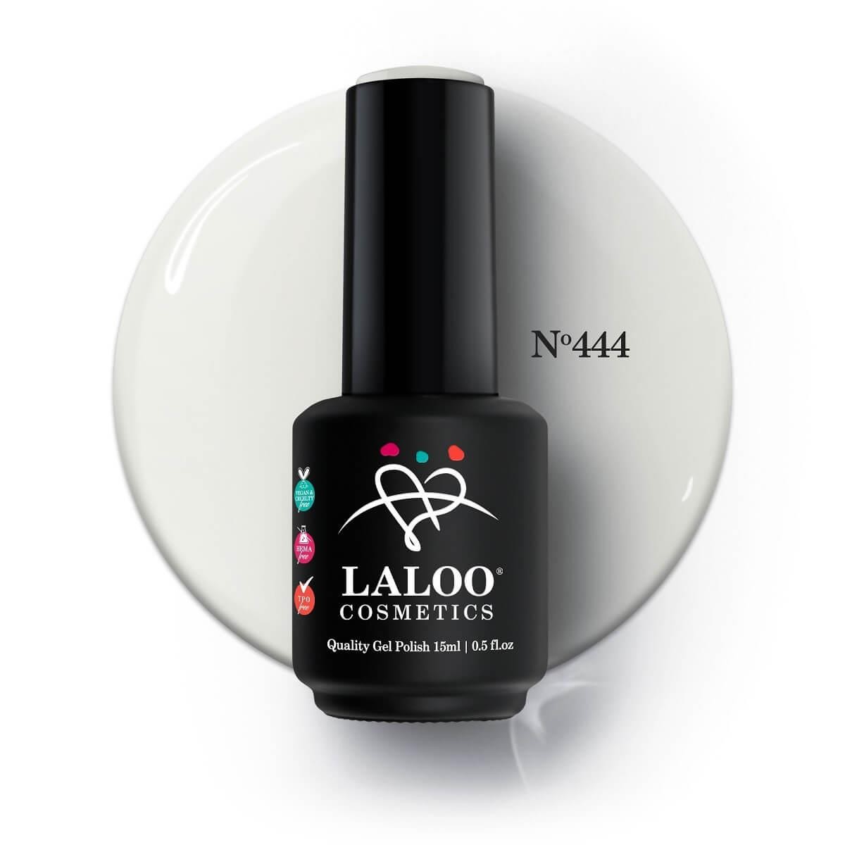 Semi-permanent Nail Polish 444 White (broken) slightly graying Laloo 15ml