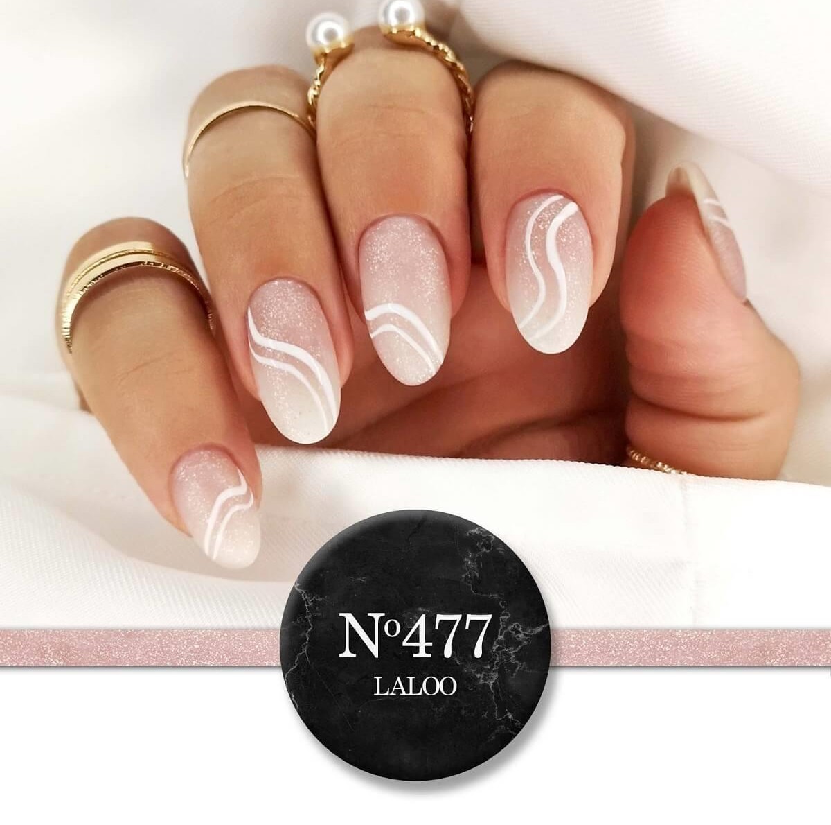 Ημιμόνιμο Βερνίκι 477 Shimmer Laloo 15ml