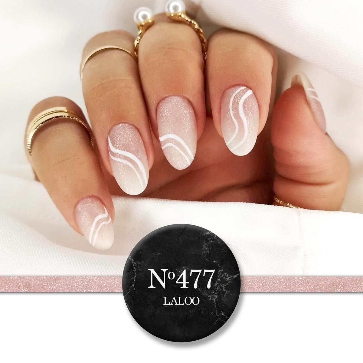 Semi-permanent Nail Polish 477 Shimmer Laloo 15ml