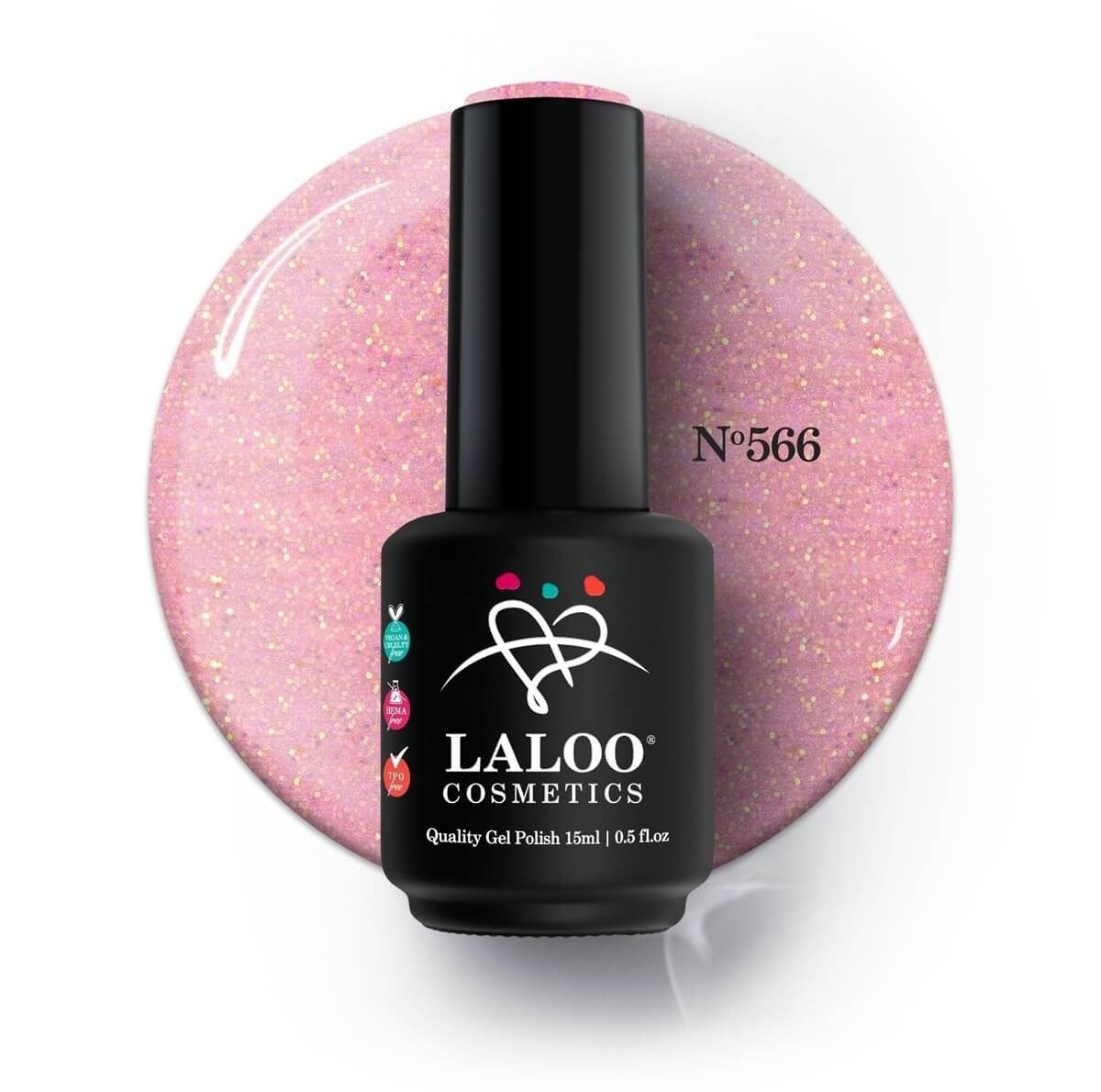 Ημιμόνιμο Βερνίκι 566 To the moon and back Laloo 15ml