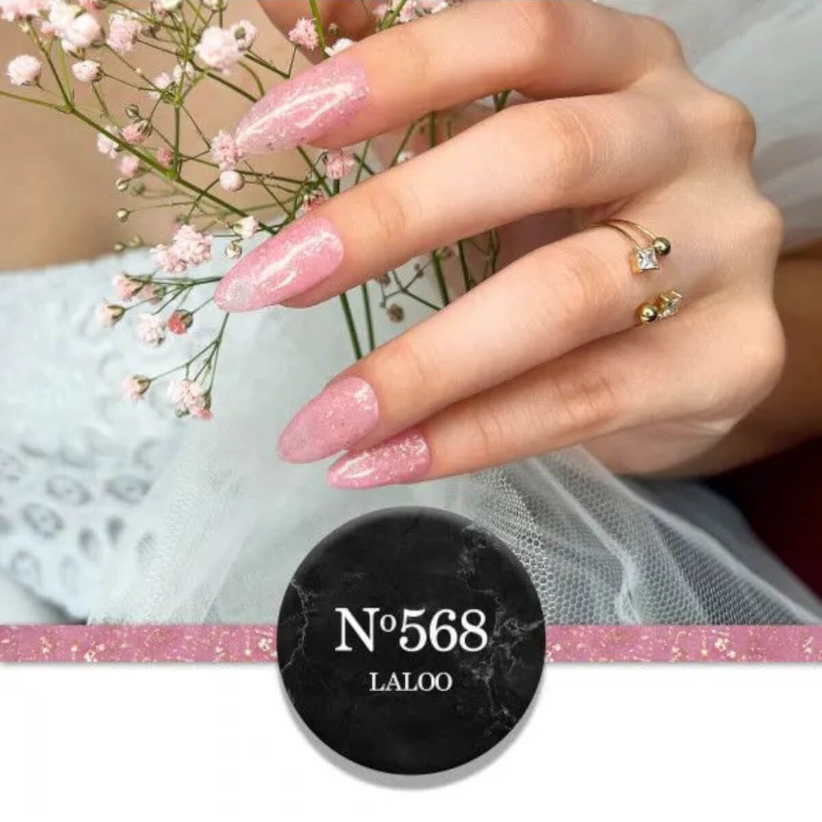 Semi-permanent Nail Polish 568 Honeymoon Laloo 15ml