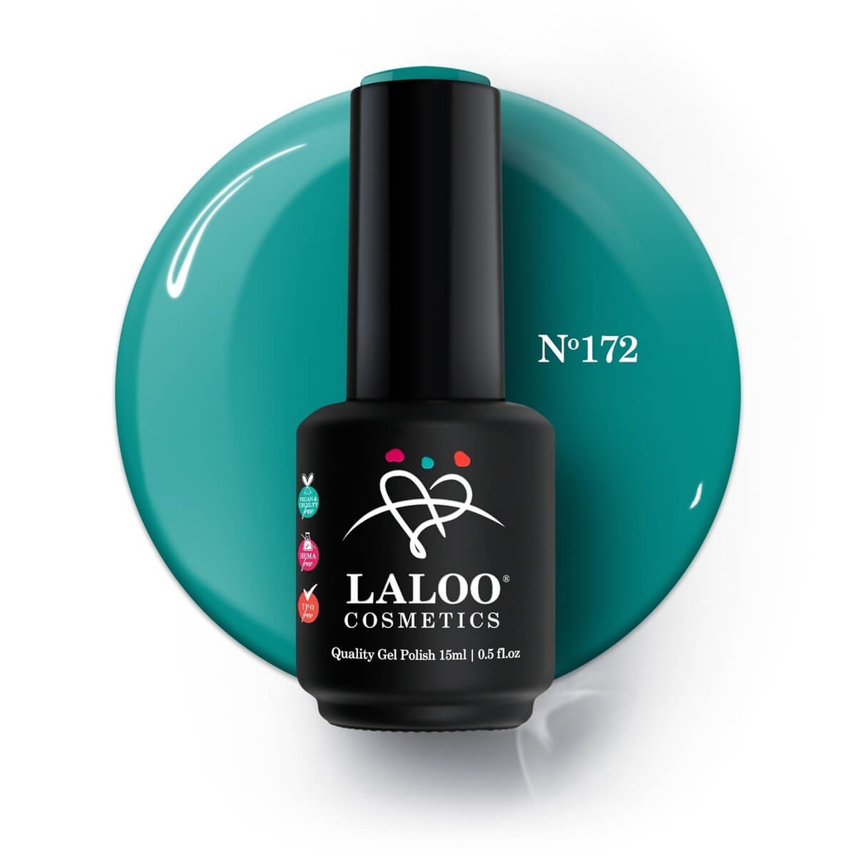 Ημιμόνιμο Βερνίκι 172 Βεραμάν-Σμαραγδί Laloo 15ml