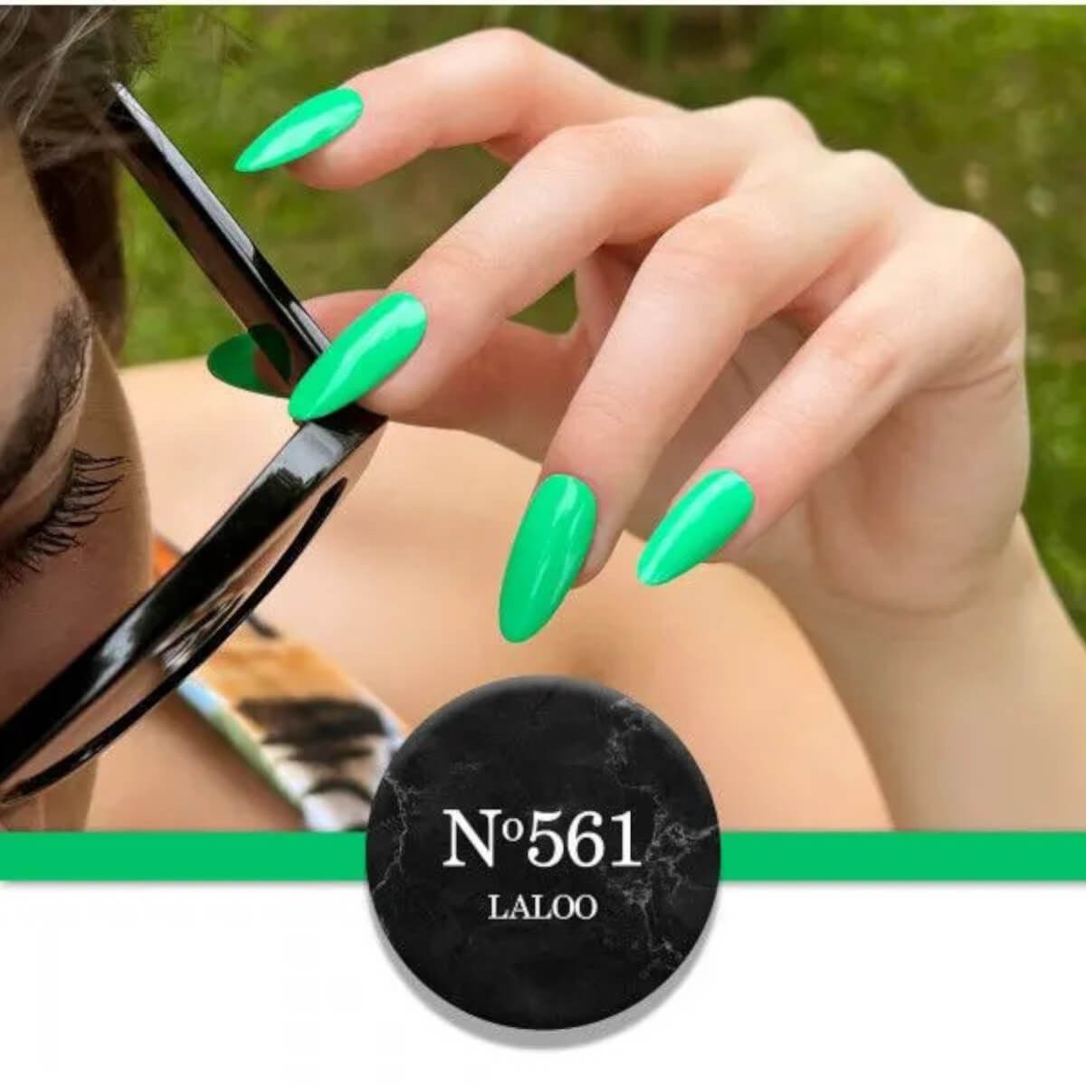 Ημιμόνιμο Βερνίκι 561 Island Green Laloo 15ml