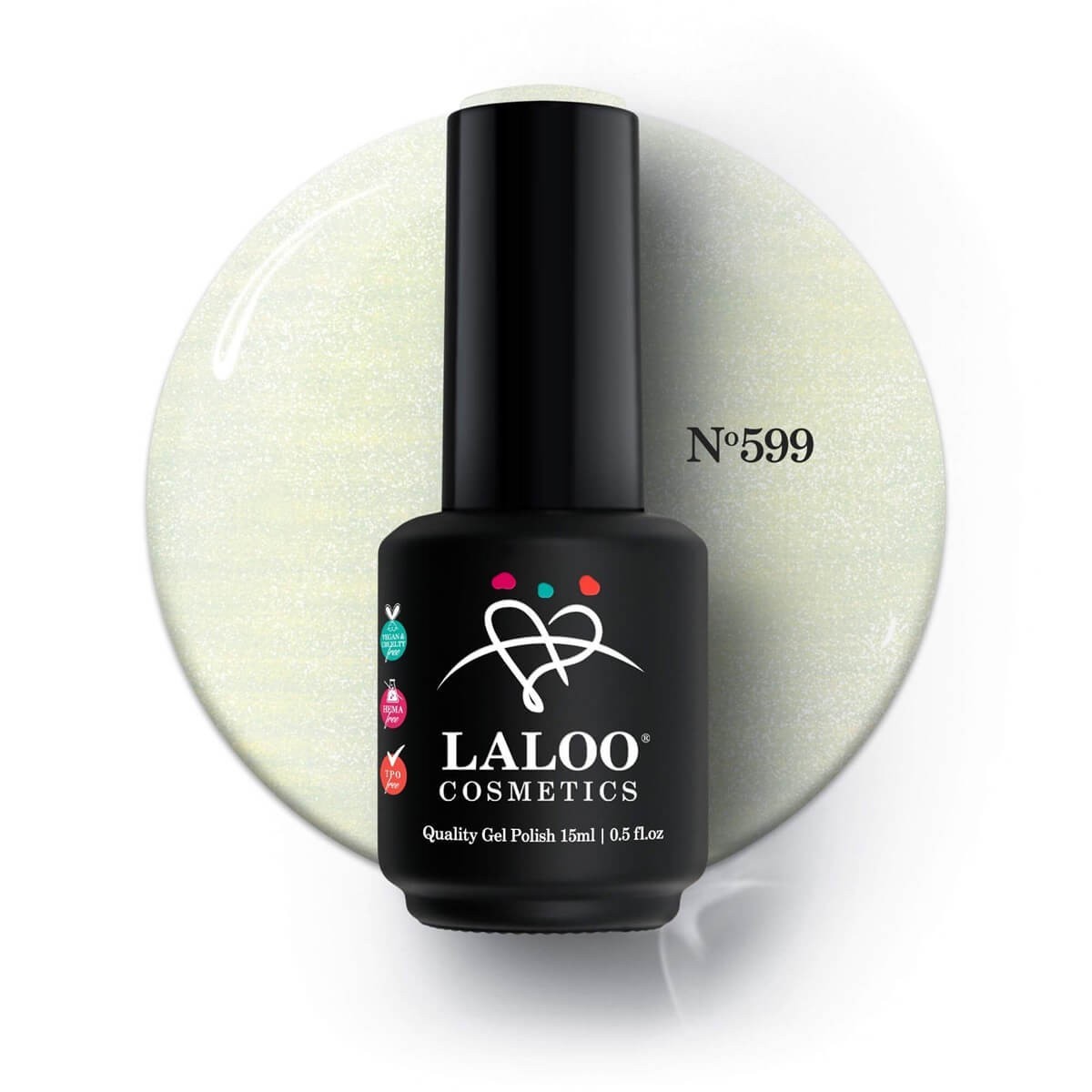 Semi-permanent Nail Polish 599 Baroque Pearl Laloo 15ml
